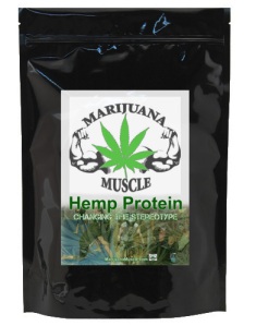 3 lbs Hemp Protein Powder Bag marijuanamuscle.com